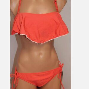 NWT Raisins Swimsuit Bikini 2pc set Shayla Bandeau COR